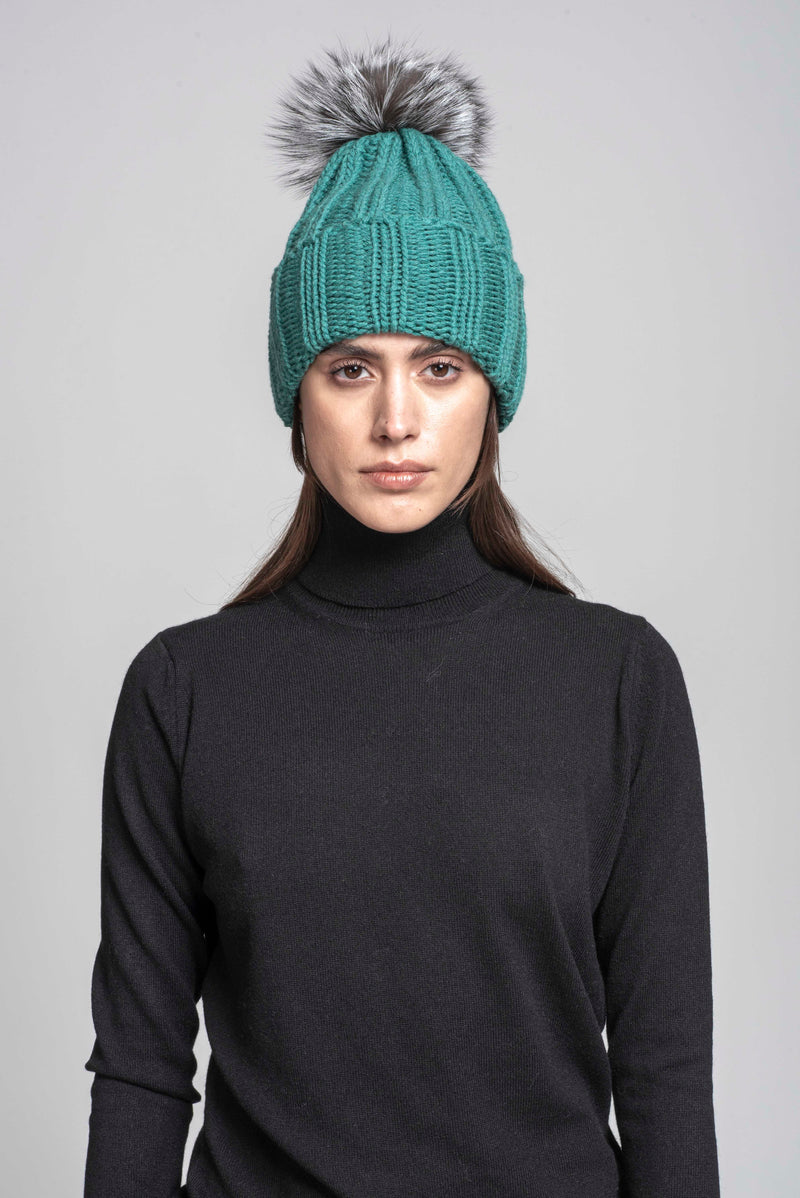 BEANIE WITH TURN-UP FOLD