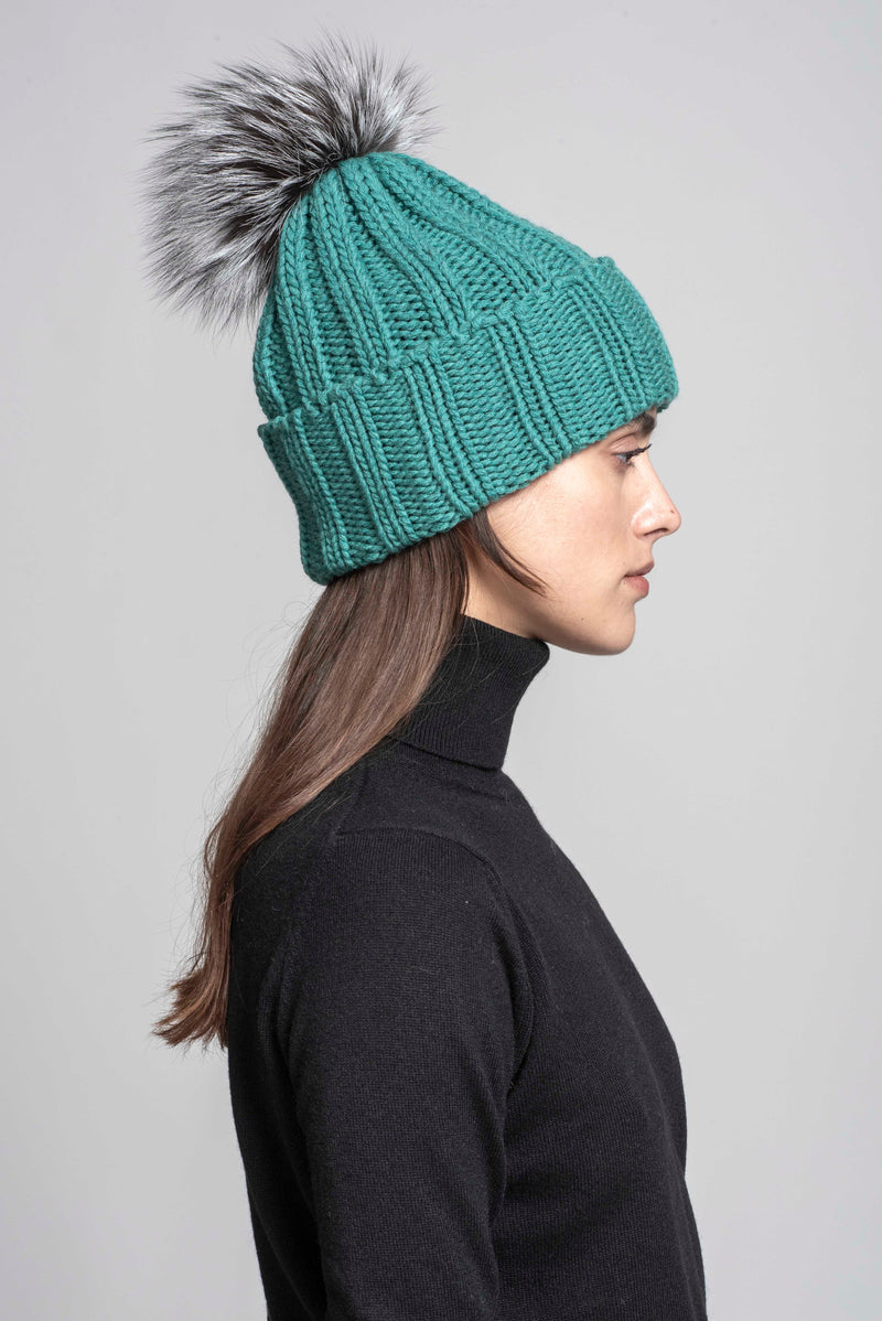 BEANIE WITH TURN-UP FOLD