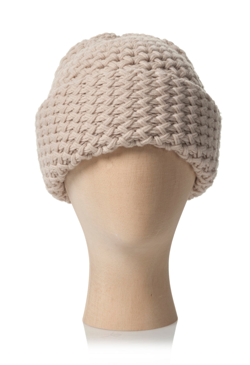 BEANIE WITH TURN-UP FOLD