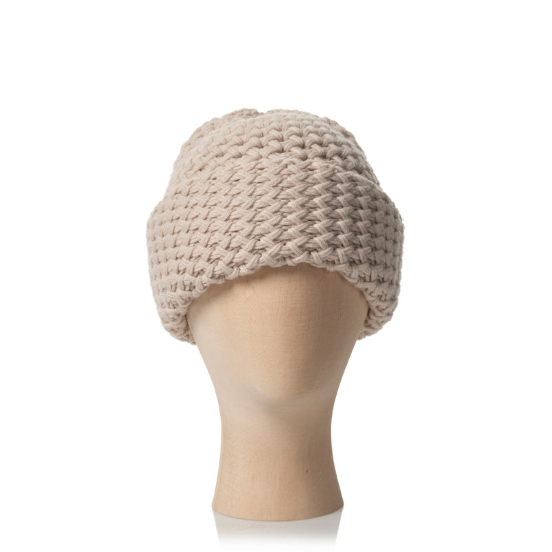 BEANIE WITH TURN-UP FOLD