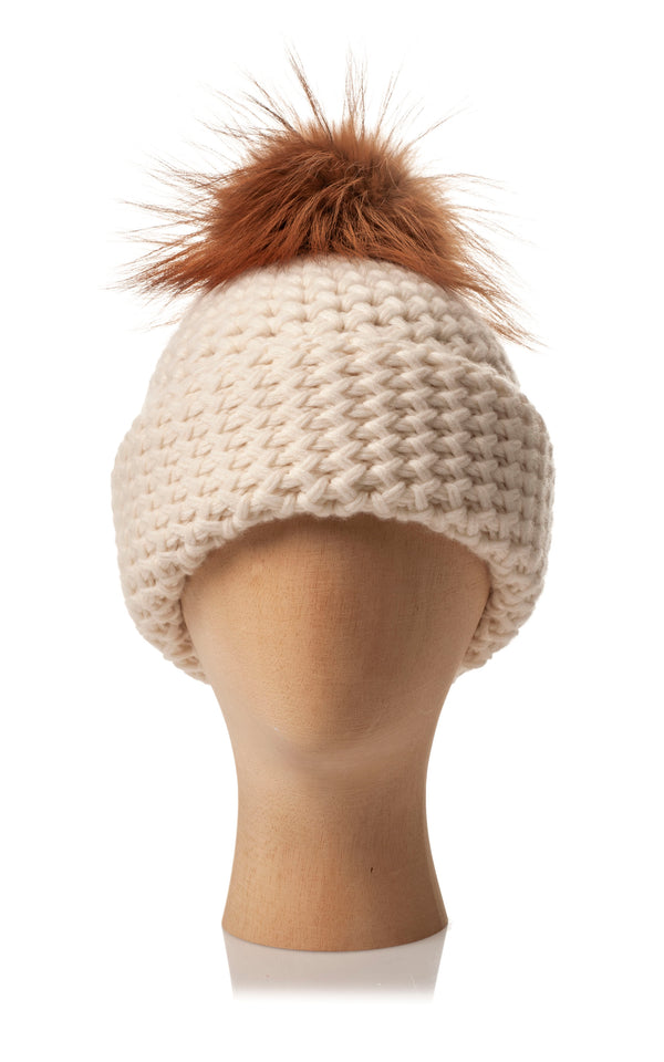 BEANIE WITH TURN-UP FOLD