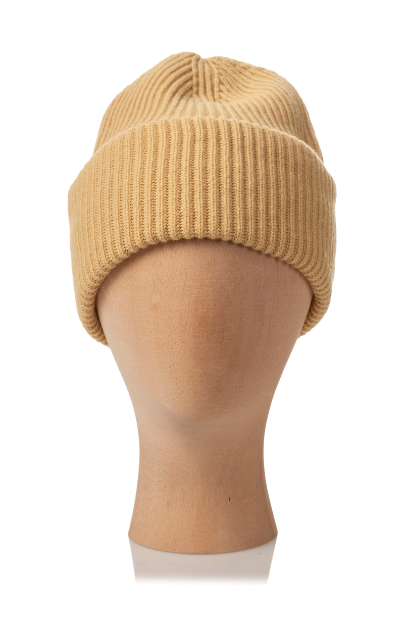 BEANIE WITH TURN-UP FOLD