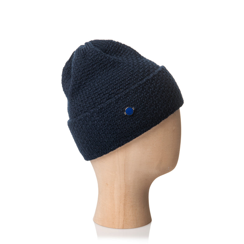 BEANIE WITH TURN UP FOLD