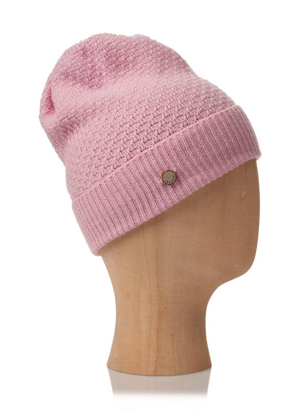 BEANIE WITH TURN UP FOLD