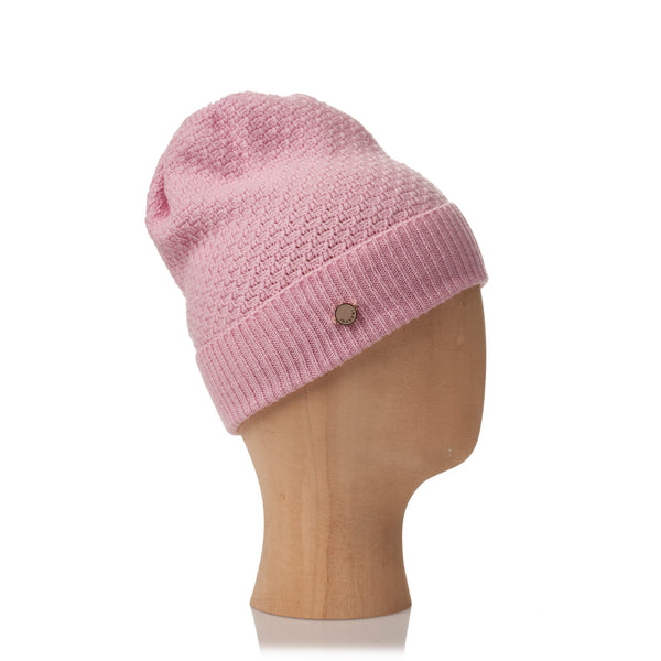 BEANIE WITH TURN UP FOLD