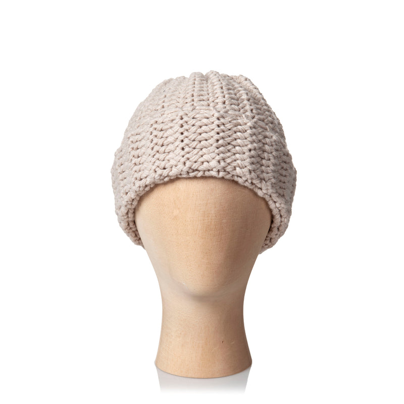 BEANIE WITH TURN-UP FOLD