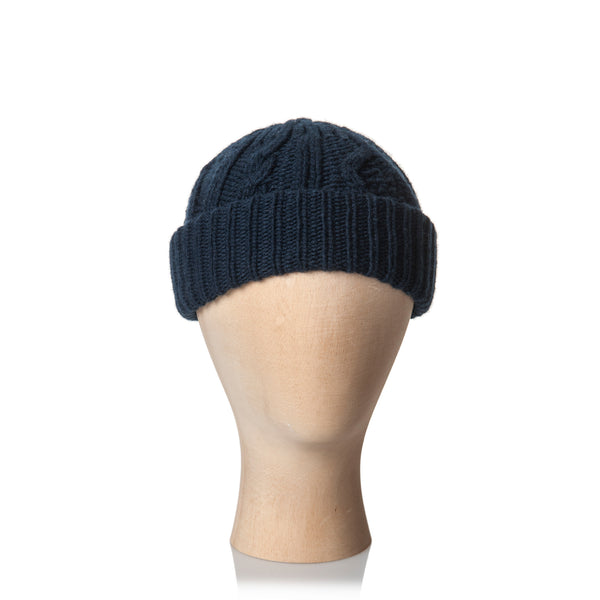 BEANIE WITH TURN UP FOLD