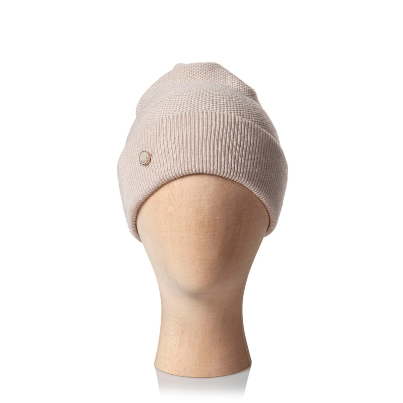 BEANIE WITH TURN-UP FOLD