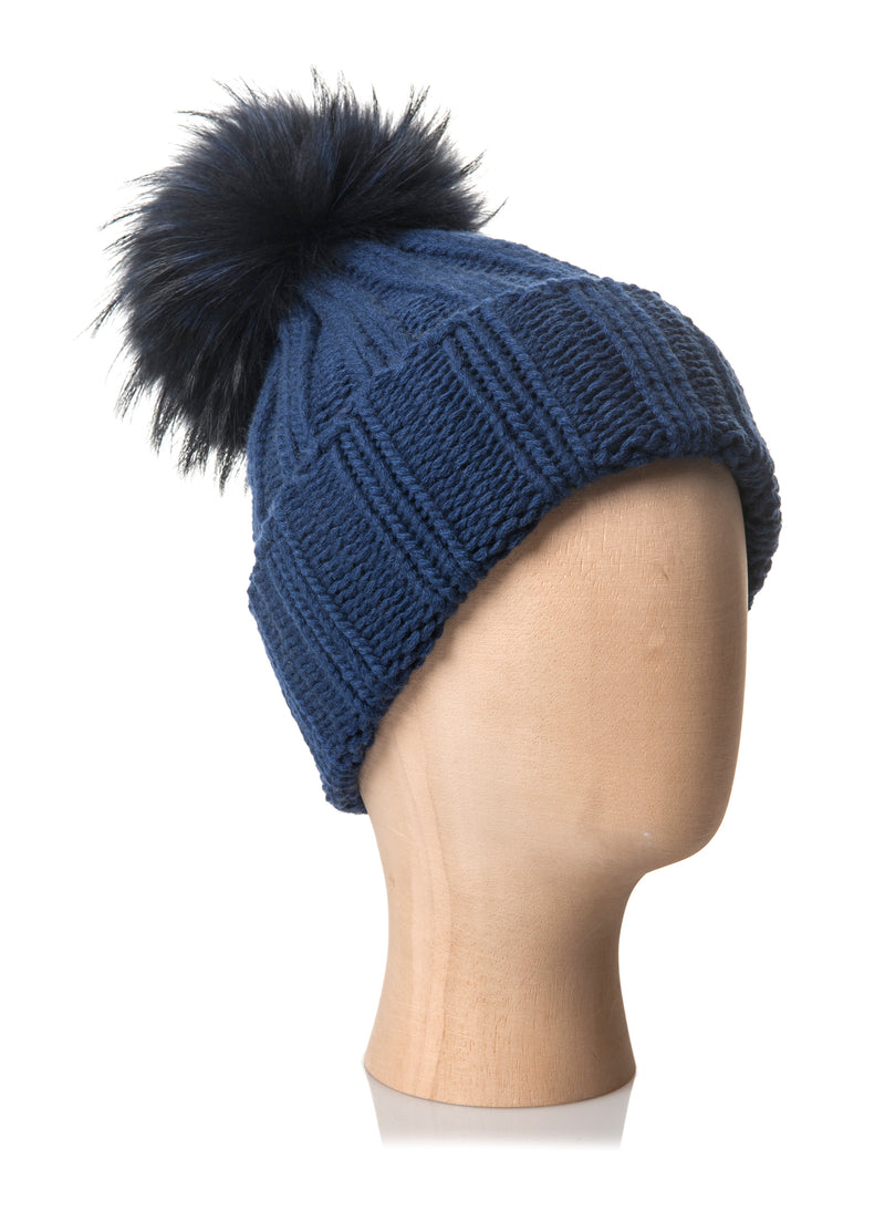 BEANIE WITH TURN-UP FOLD