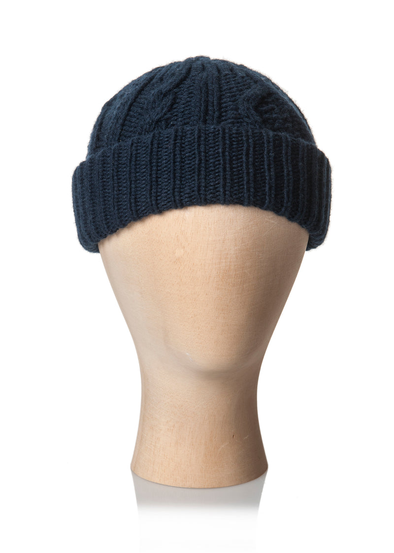 BEANIE WITH TURN UP FOLD