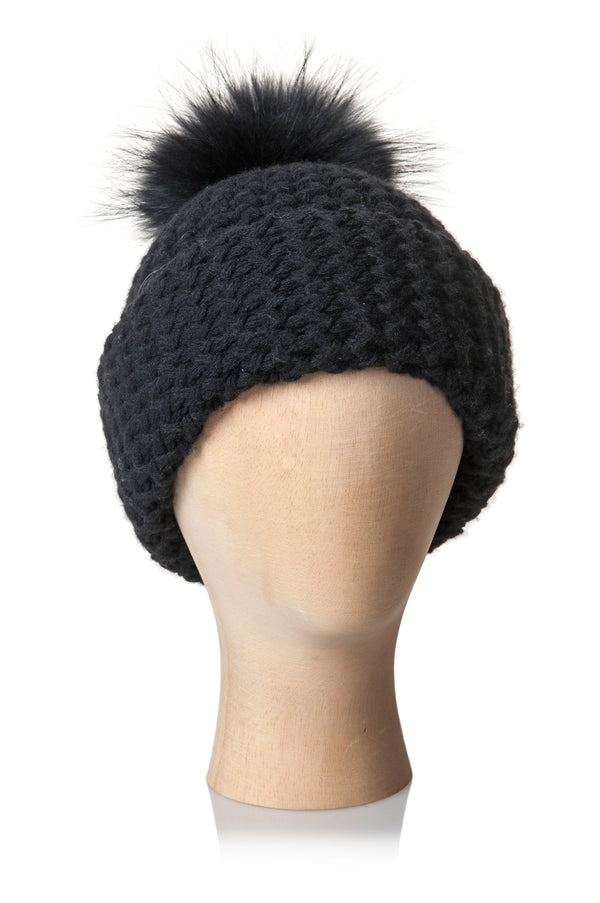 BEANIE WITH TURN-UP FOLD