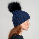 BEANIE WITH TURN-UP FOLD