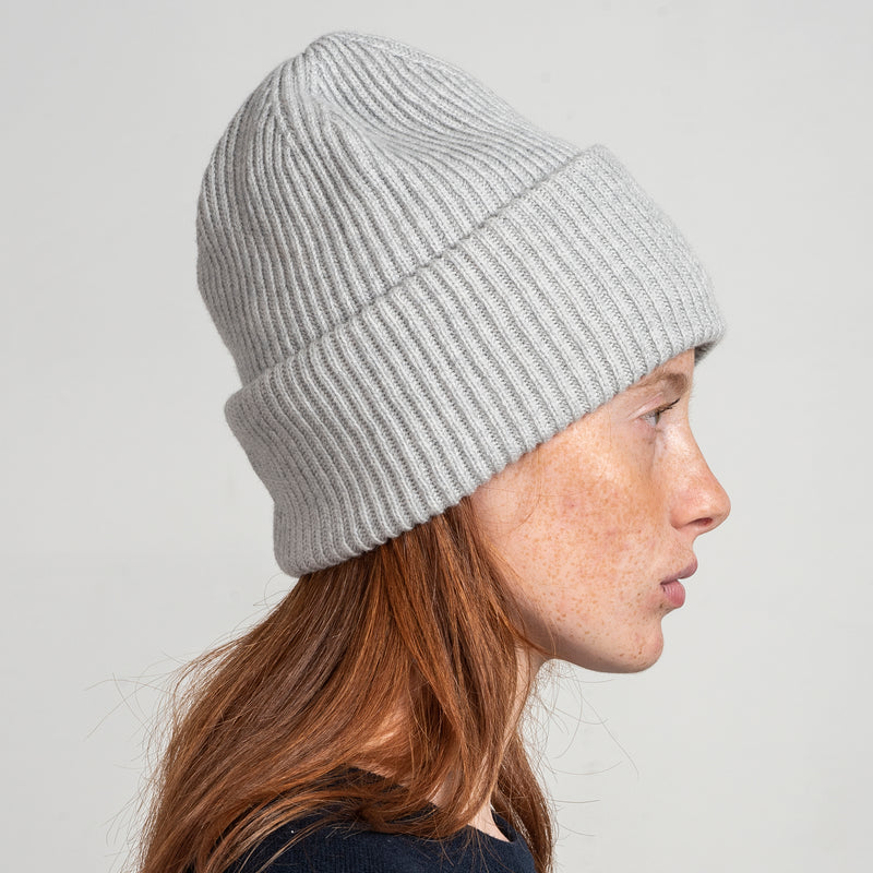 BEANIE WITH TURN-UP FOLD