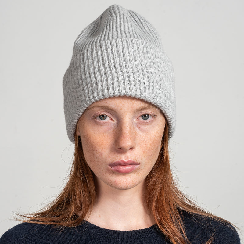 BEANIE WITH TURN-UP FOLD