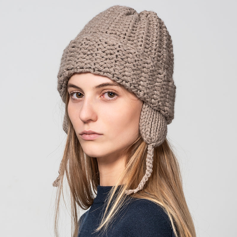 BEANIE WITH TURN-UP FOLD